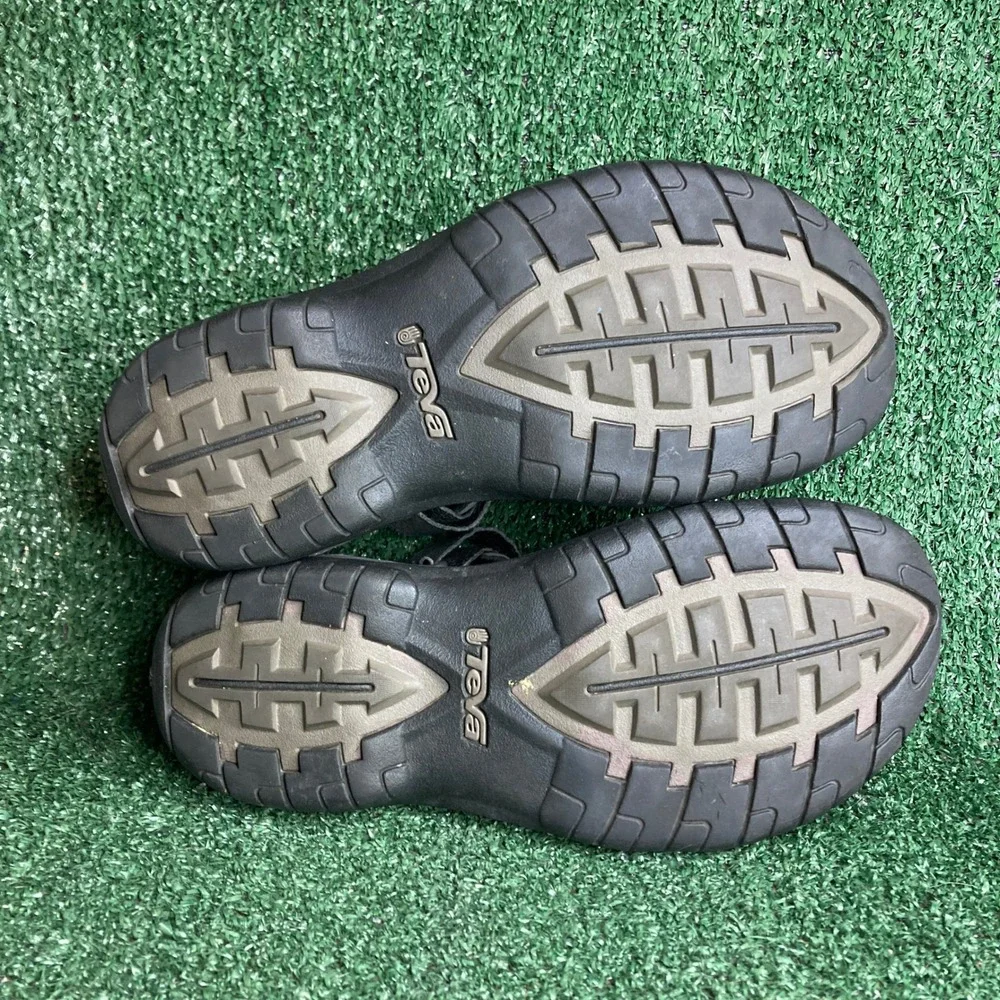 Teva Minam River Adjustable Strap Hiking Sport Athletic Sandals Black Mens Sz 9‎